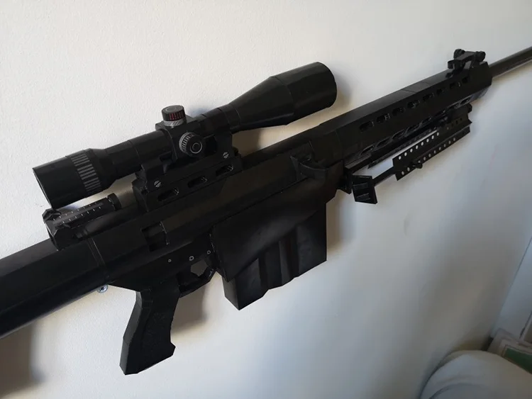 Новинка скелед Барретт M82A1 12,7 мм снайперская винтовка 3D бумажная модель Косплей оружие дети взрослые оружие Бумажные модели пистолет игрушки