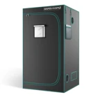 Тент Mars Hydro для выращивания растений в помещении, светоотражающая лавсаровая палатка из холста 1680D, 100x100x180 см со съемным напольным помещением, комнатным растением