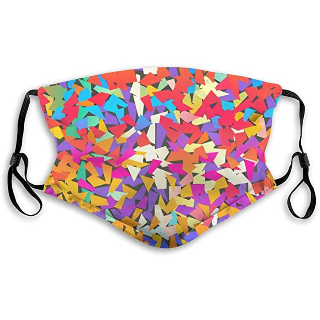 

10pcs Dustproof Windproof PM2.5 Mask With 20pcs Filter Adult Washable Fabric Mask Mouth-Muffle Reusable Women Fashion Face