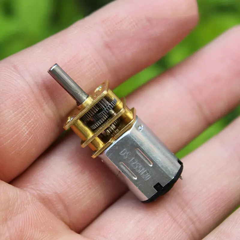 DC 3V 6V 45 оборотов в минуту 85RPM микро N20 металлический Шестерни двигатель медленная