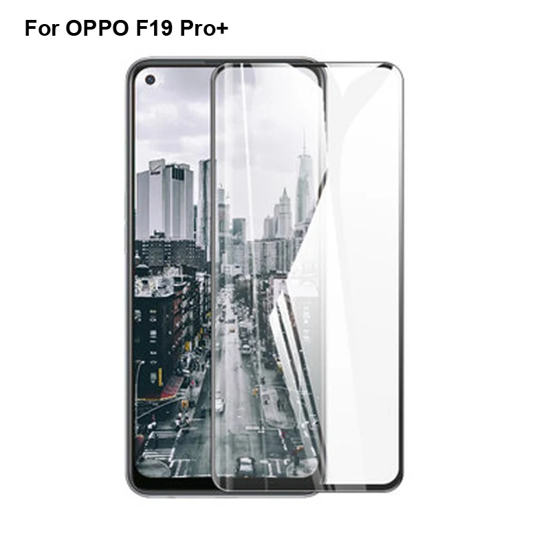 

2PCs Ultra-Thin screen protector Tempered Glass For OPPO F19 Pro+ 5G full Screen protective For OPPO F 19 Pro Plus