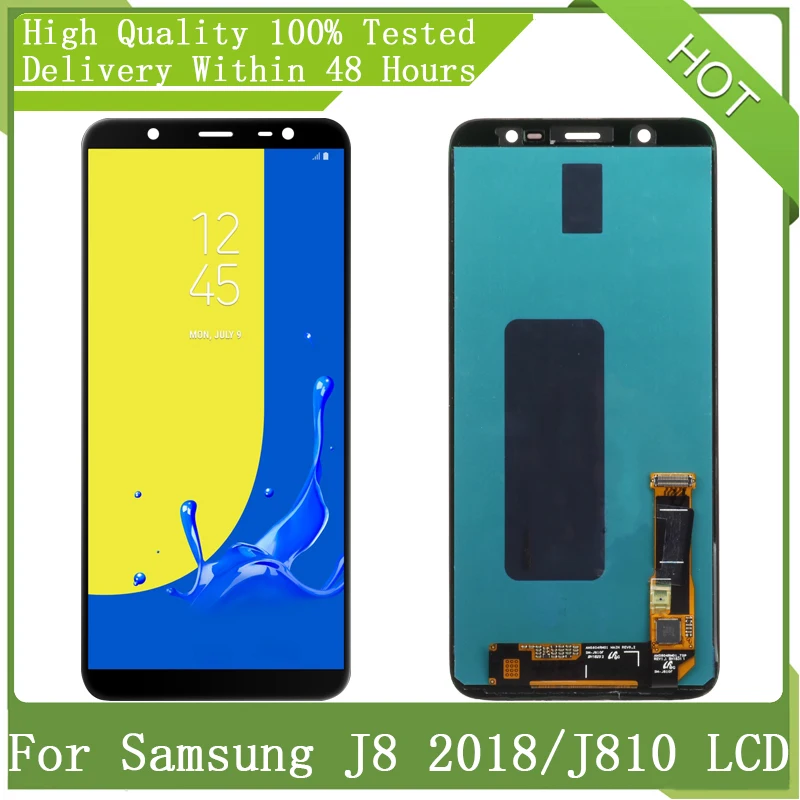 ЖК дисплей с сенсорным экраном и дигитайзером в сборе для SAMSUNG Galaxy 6 0 Новый J8 2018 J810