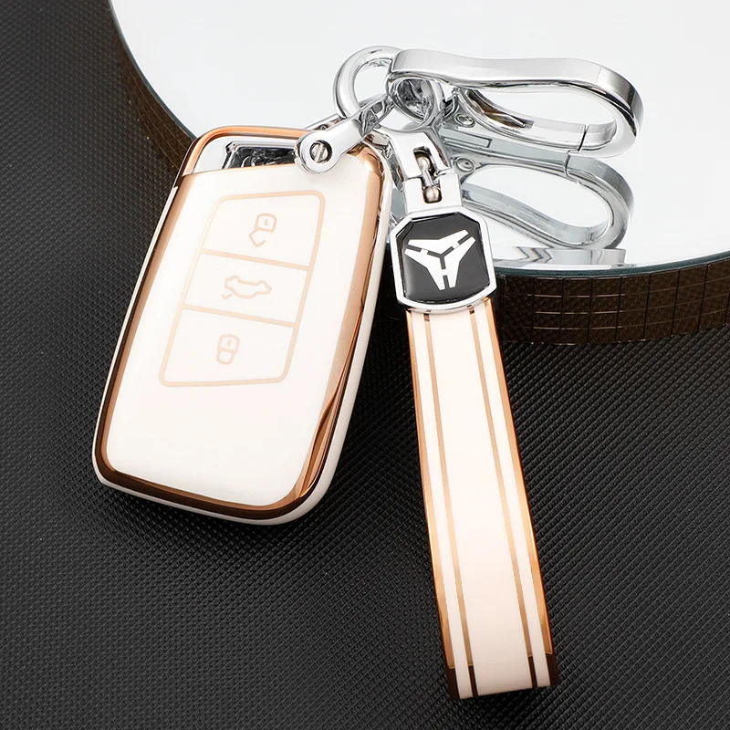 

TPU Car Key Case Covers for Volkswagen VW Golf 7 Mk7 Seat Ibiza Leon FR 2 Altea Aztec for Skoda Octavia Car-Styling Accessories