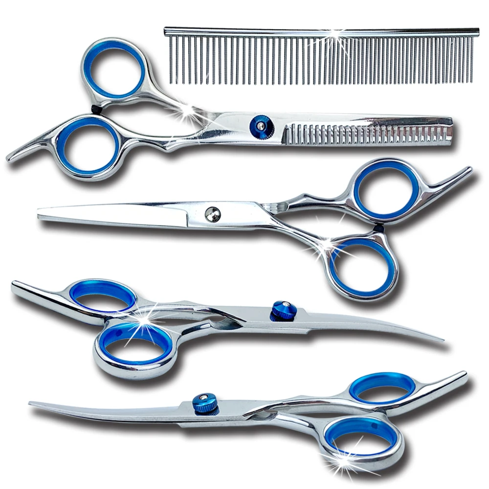 Ножницы из нержавеющей стали для ухода за собаками ножницы стрижки кошачьей