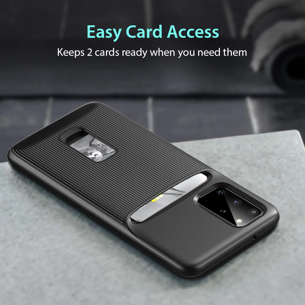 Чехол ESR для Samsung Galaxy S20 Plus Ultra чехол телефона держатель карт ТПУ PC защитный задняя
