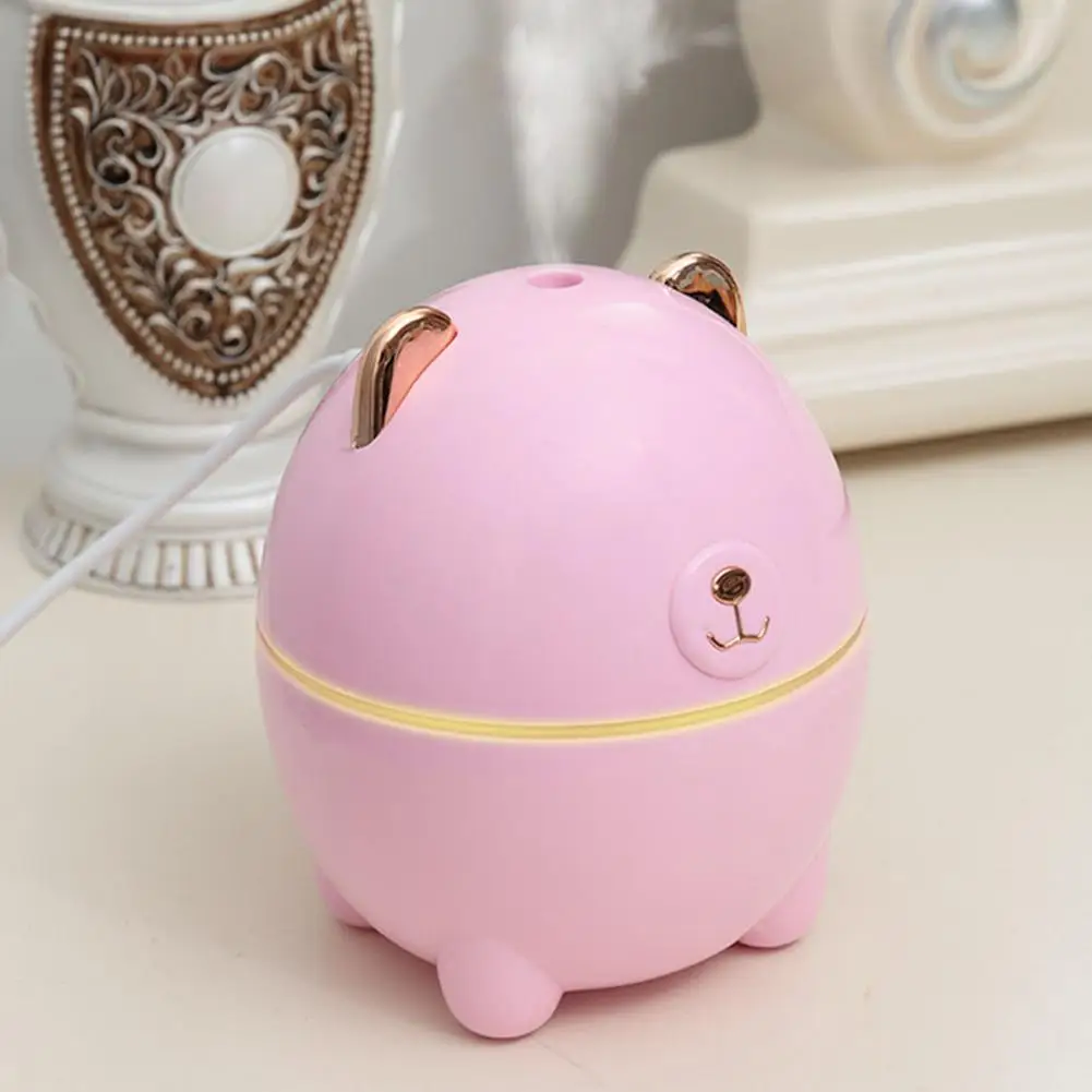 

220ml Mini Air Humidifier Aroma Essential Oil Diffuser USB Charging Ultra Low Noise Purifier Cute Mist Maker for Home Car #WO