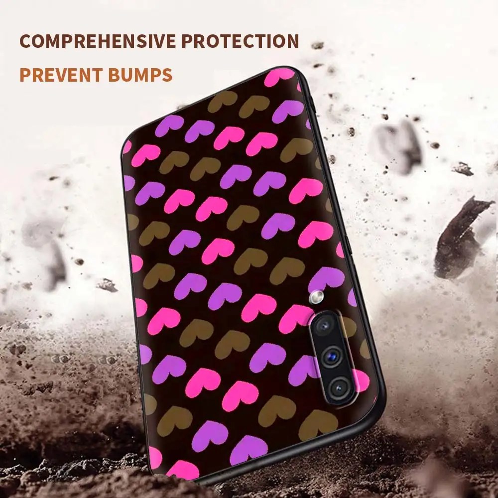 

Phone Case for Samsung A50 A51 A70 A71 A21s Cover For Galaxy A10 A20e A30 A40 A20s A10s Soft Capas Love Heart