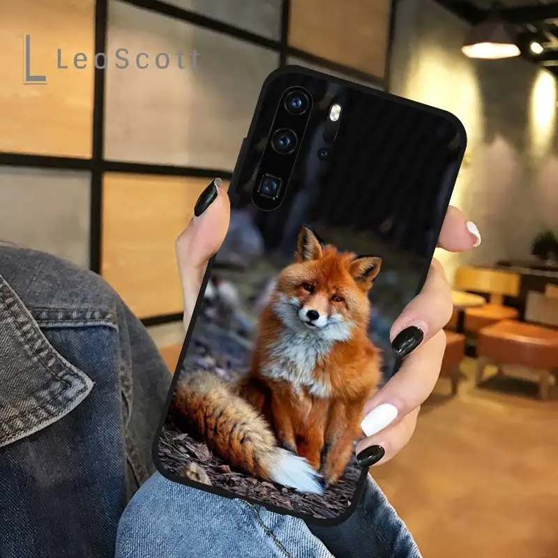 

red fox cute animal Phone Case For Huawei honor Mate P 9 10 20 30 40 Pro 10i 7 8 a x Lite nova 5t