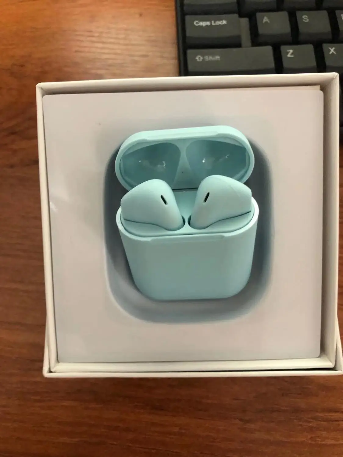 Синий Высококачественные оригинальные наушники inpods 12, i7s i9s i11 i12 Tws, беспроводные Bluetooth наушники, гарнитура высокого класса, Прямая поставка - Цвет: Синий