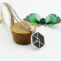 free shipping kpop exo exodus logo necklaces for women high quality baekhyun kai men jewelry collares a20586