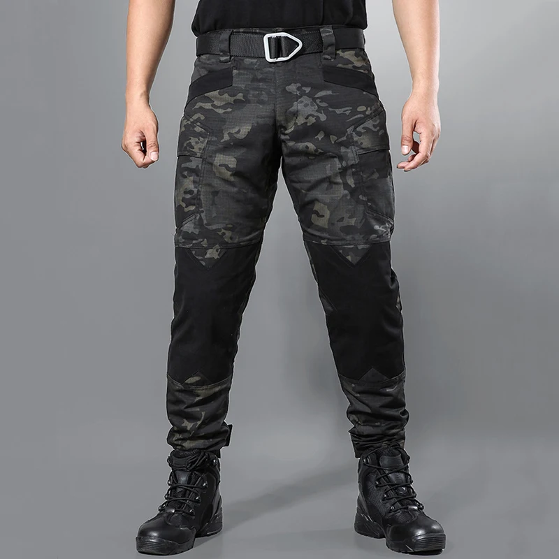 

Men Camouflage Hiking Pants Outdoor Waterproof Jogger Pants Male Climbing Fishing Trekking Training Sports Trousers Overalls