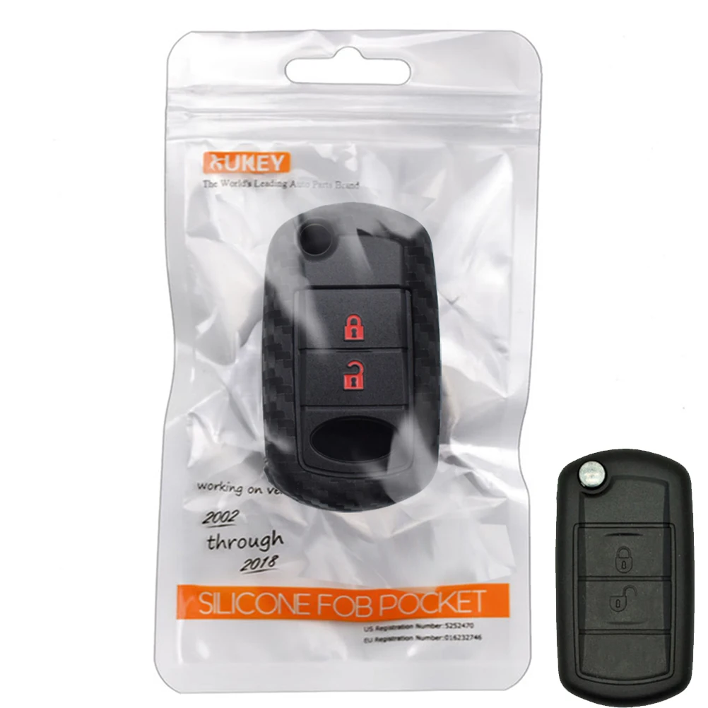 Автомобильный 3 кнопочный силиконовый брелок чехол для дистанционного ключа