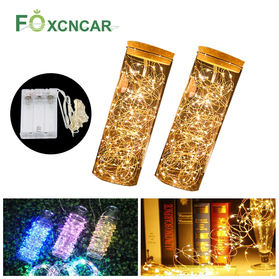 Новинка 5 м 10 Сказочная светодиодная гирлянда настольная лампа