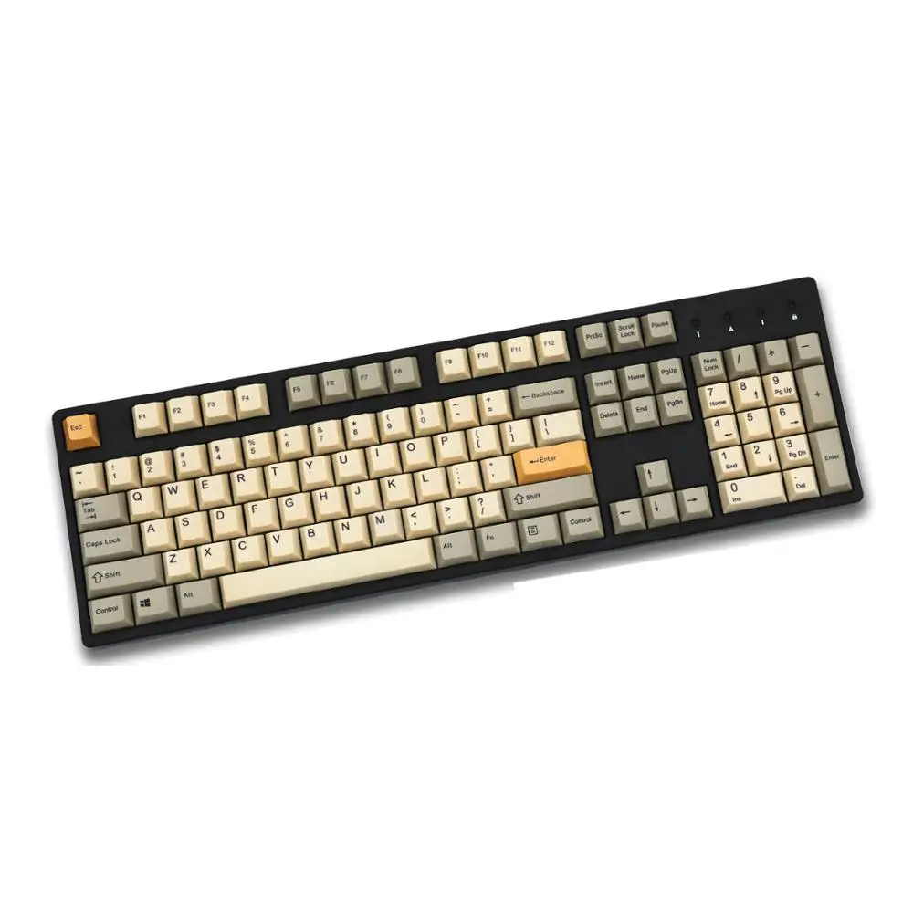 

Keycap 108/130 клавиш PBT Cherry профиль краска-сублимированная MX Переключатель для механической клавиатуры keycap продажа только keycap