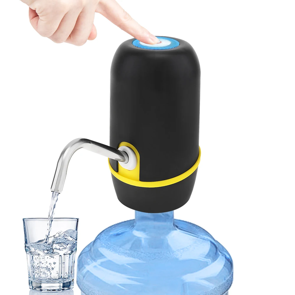 Black-3 ZILU дозатор воды для дома, usb зарядка автоматический Электрический водяной насос Портативный питьевой бутылки Посуда для напитков переключатель инструменты - Цвет: Black-3