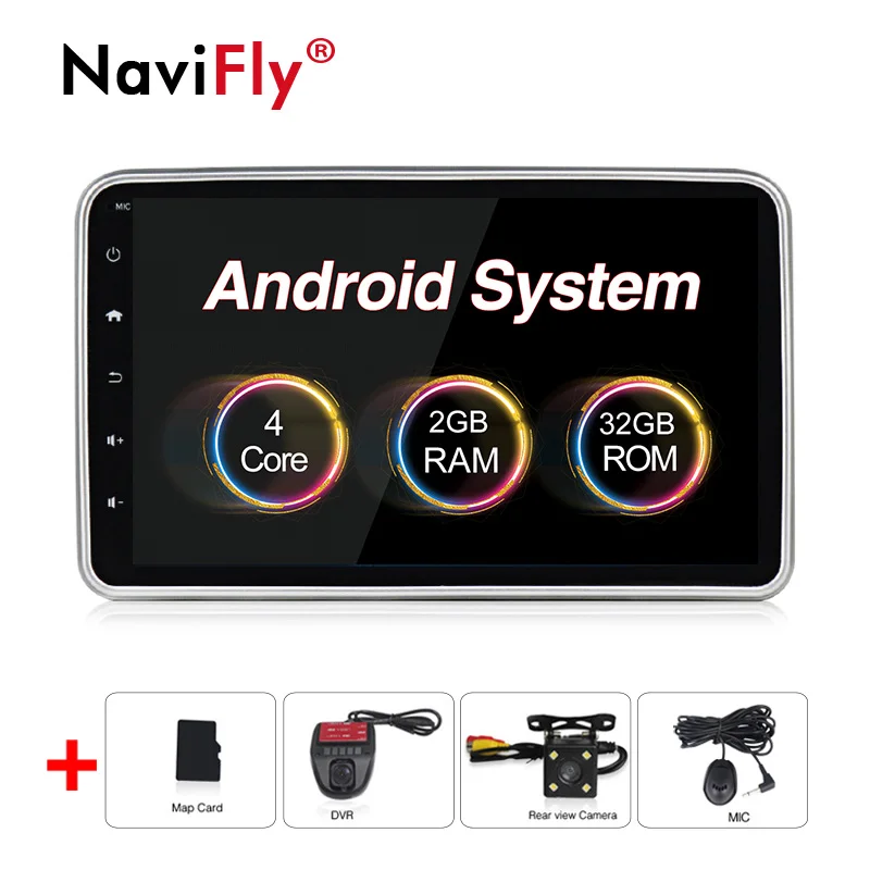 2G RAM 32G ROM Android 9,0 2G ram 32G rom 1Din 2did Универсальный 8 ''автомобильный dvd-плеер с экраном gps навигация автомобильный стерео wifi радио аудио плеер FM - Цвет: 2G RAM 32G ROM