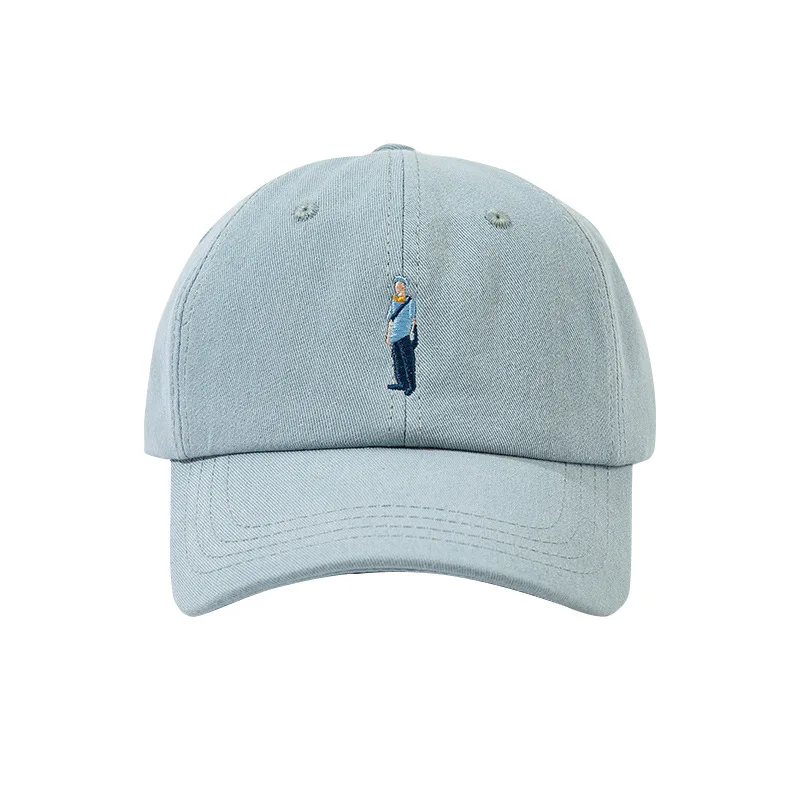 

Han edition ins joker fashion leisure cartoon characters embroidered baseball hat women summer sunshade cap