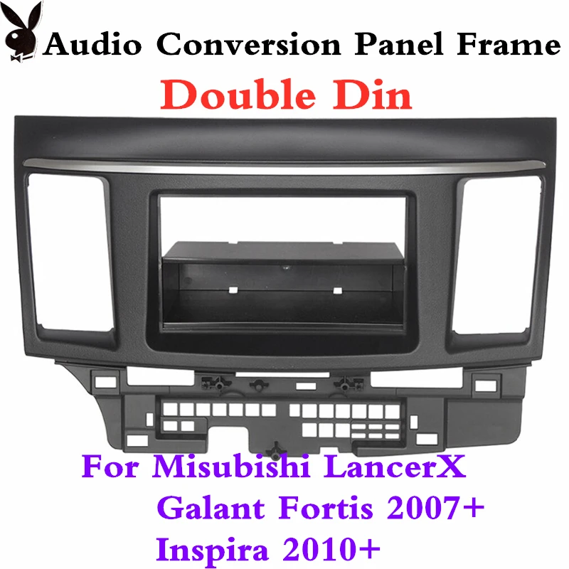 Двойной Din для Mitsubishi Lancer Fortis Радио Dvd стерео панель приборная Монтажная установка