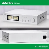 brzhifi audio 4310vu electronic tube with head balance front level aluminum alloy chassis amplifier enclosure for customs diy