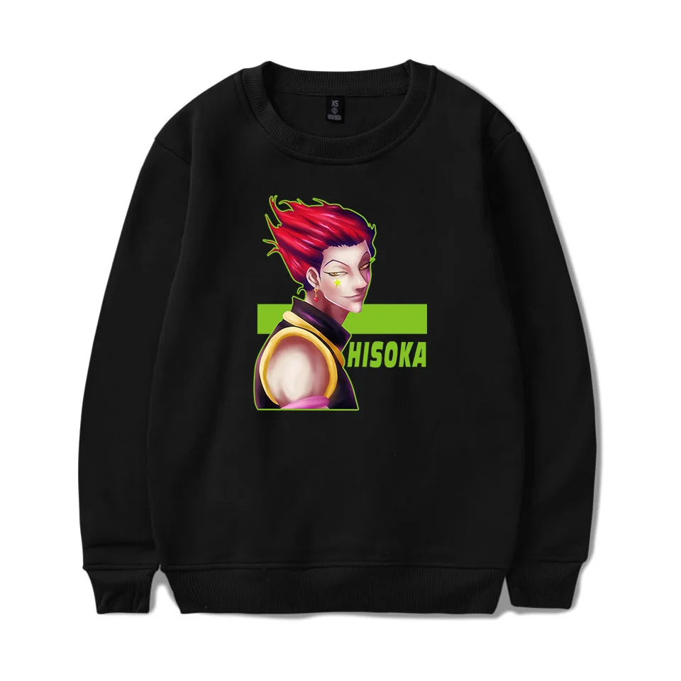 

Japan Anime HXH Hunter X Hunter Hisoka Men/women Hoodies Harajuku Aesthetic 90s Sweatshirt Ulzzang Graphic Casual Male Hood