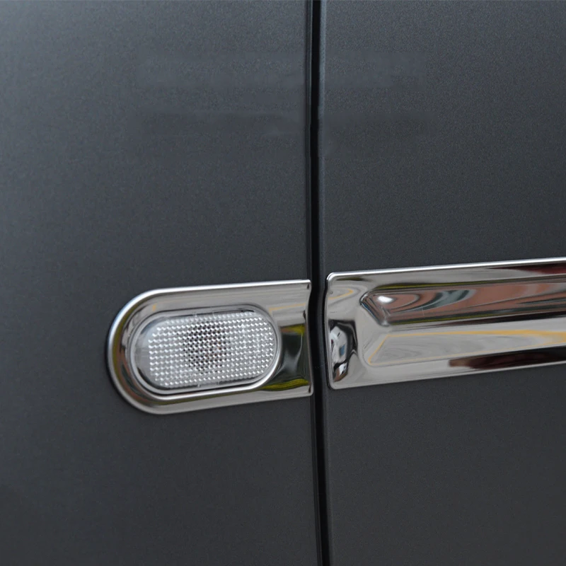 2 шт. автомобиля средства ухода за кожей боковой двери из нержавеющей стали