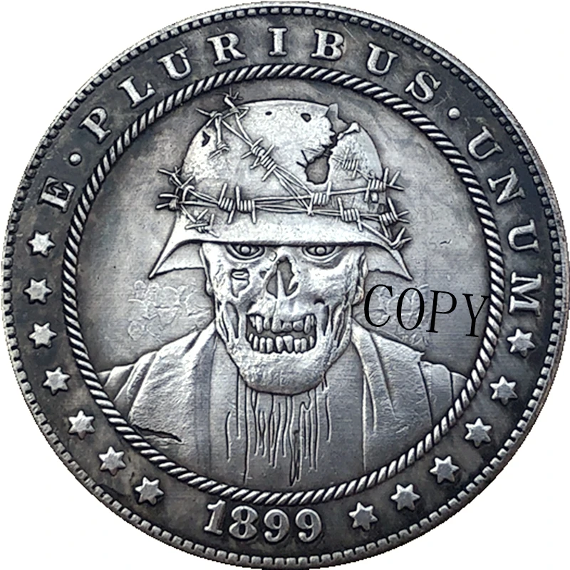 

Hobo Nickel 1899-S USA Morgan Dollar COIN COPY Type 180