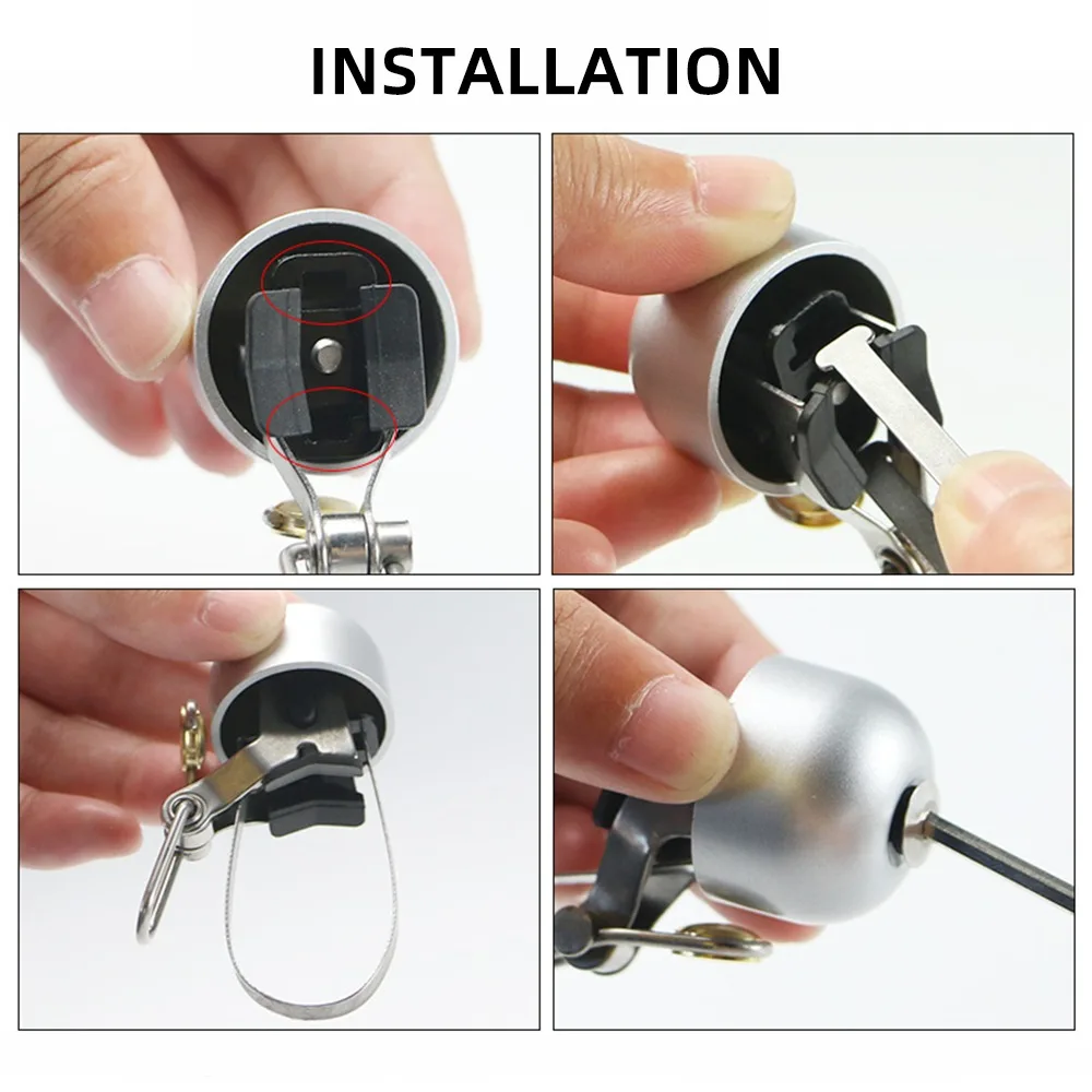 

Retro Bicycle Bell Stainless Steel Bike Ringer MTB Road Bike Horn Handlebar Bicycle Ring Loud Sound Cycling Bell Alarm Accessory