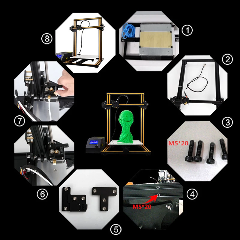 

Desktop 3D Printer High Precision Intelligent Multifunction Home Child High Efficiency 3d Printer High Efficiency Printing Tools