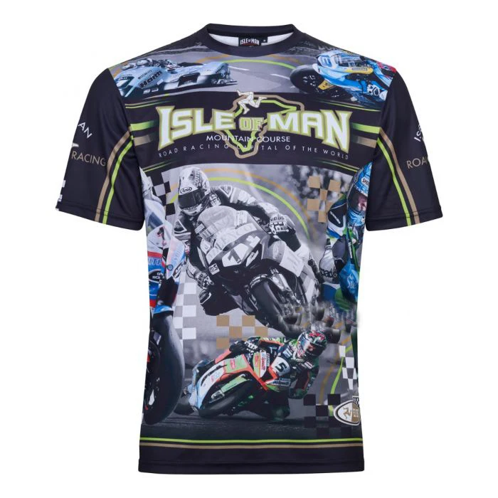 2018 летняя футболка с изображением острова Мэн командная гоночная одежда