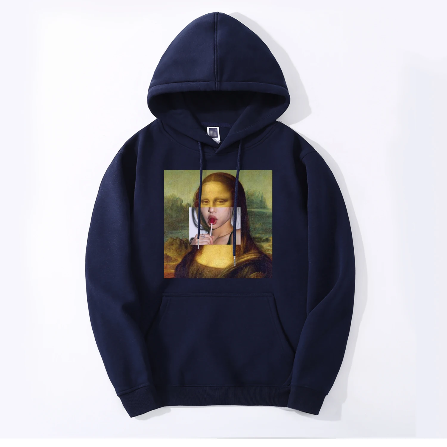 Mona Lisa толстовка мужская Billie Eilish осень зима мужская толстовка флисовая спортивная одежда свободный крой хип хоп толстовки