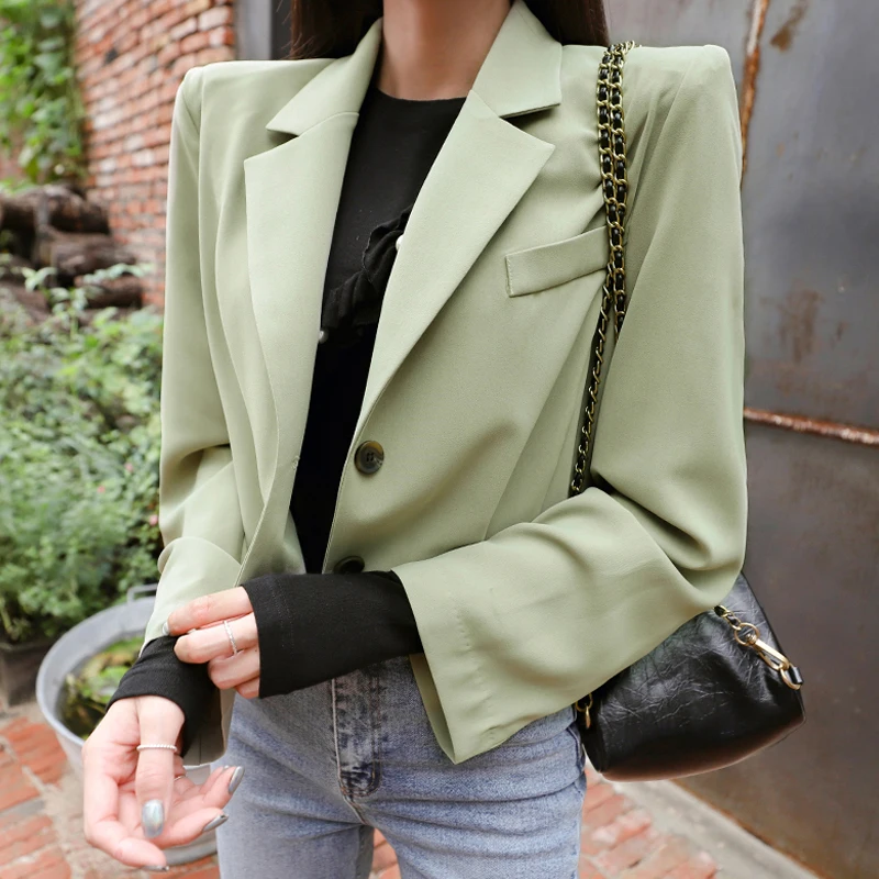 Пальто женское короткое в офисном стиле | Женская одежда