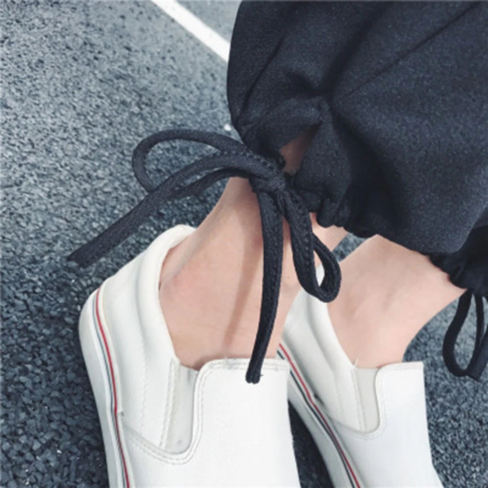 New Arrival 2019 Summer Autumn Streetwear Pants Women Elastic High Waist Sweatpants Baggy Casual Harlan Shiffon Pant | Женская одежда