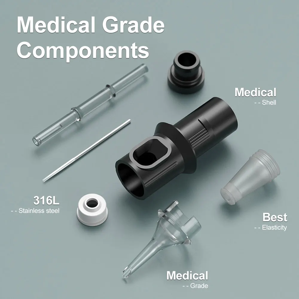

Taper Sterilized Disposable Tattoo New Accessories,5PCS Cartridges Tattoo Needle,Safety Membrane Cartridge Liner Makeup Needles