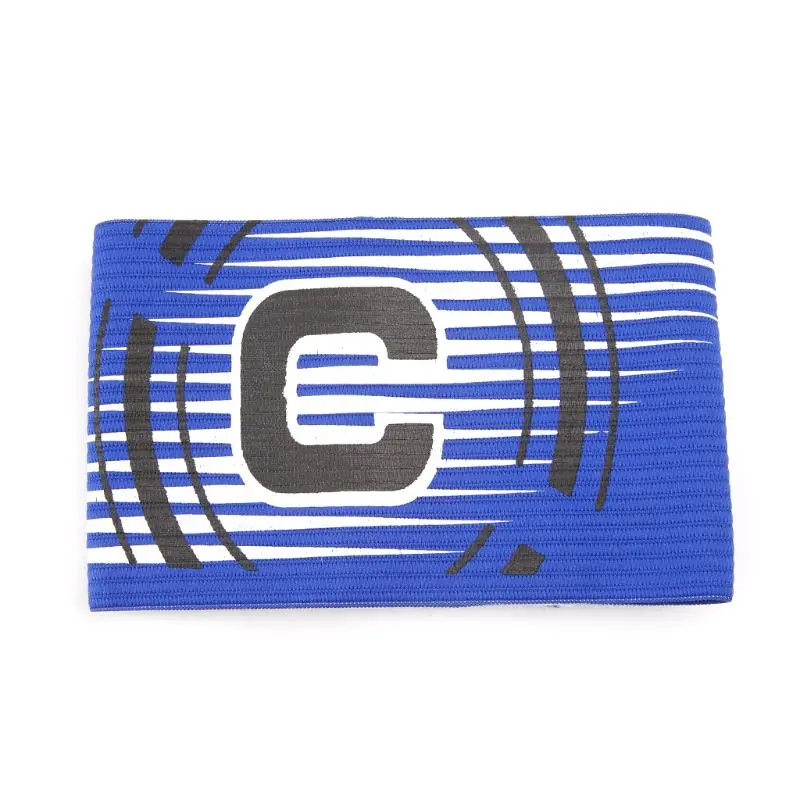 

Football Captain Armband Elastic Adjustable Arm Band Leader Soccer Competition