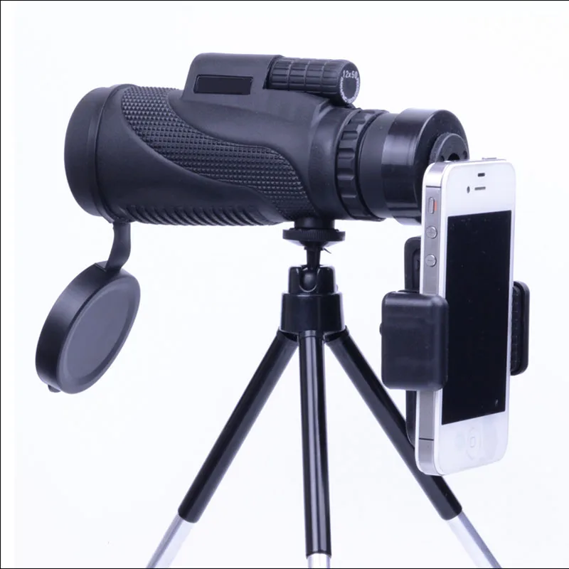 Профессиональный зум Монокуляр 12x50 BAK4 призма телескоп HD ночного видения