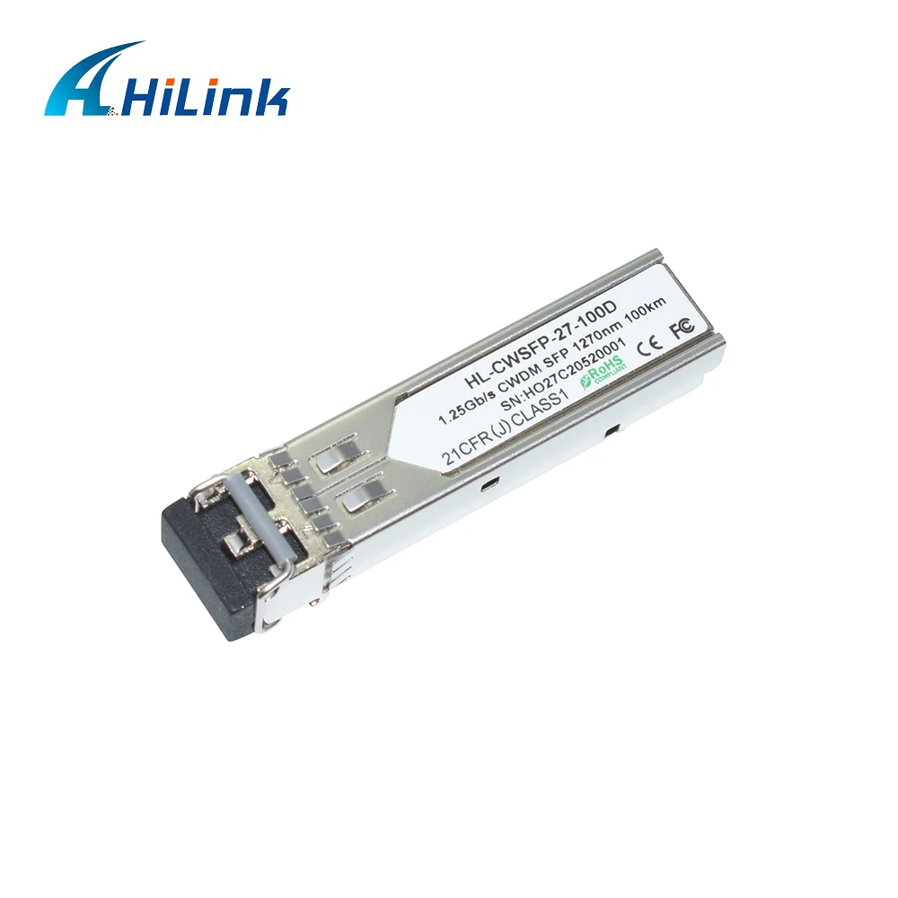 Бесплатная доставка 1 25 ГБ/сек. CWDM SFP 1270nm 1450nm 100 км SM одиночный режим LC разъем c DDM