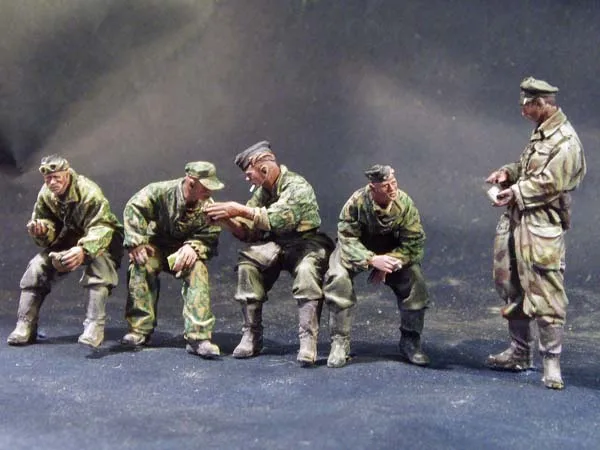 1/35 Смола белая модель Вьетнамская война армия США бронированное подразделение