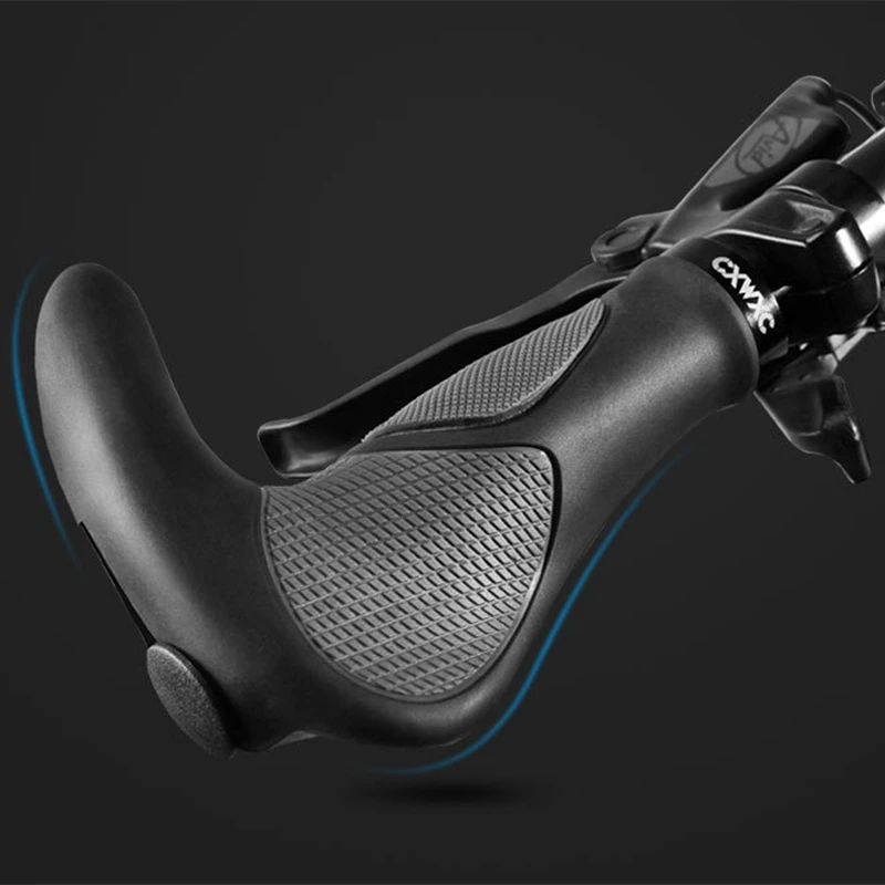 

Cxwxc Comfy Mountain Bike Grips Rubber Bicycle Grips Integrated Cycling Handlebar Casing Sheath Shock Absorption for Mtb Bmx Cyc