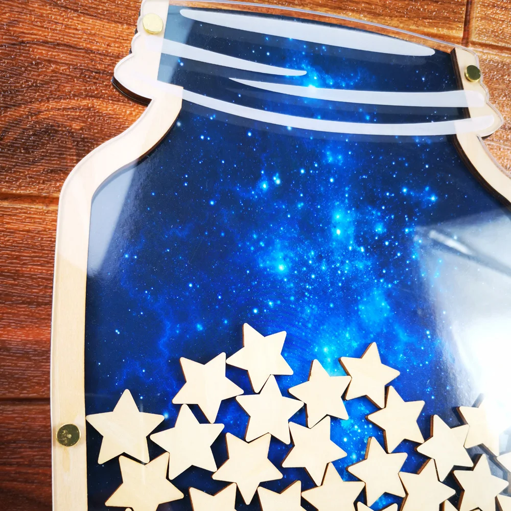 Индивидуальная Свадебная банка Mason jar гостевая книга подвесная шкатулка