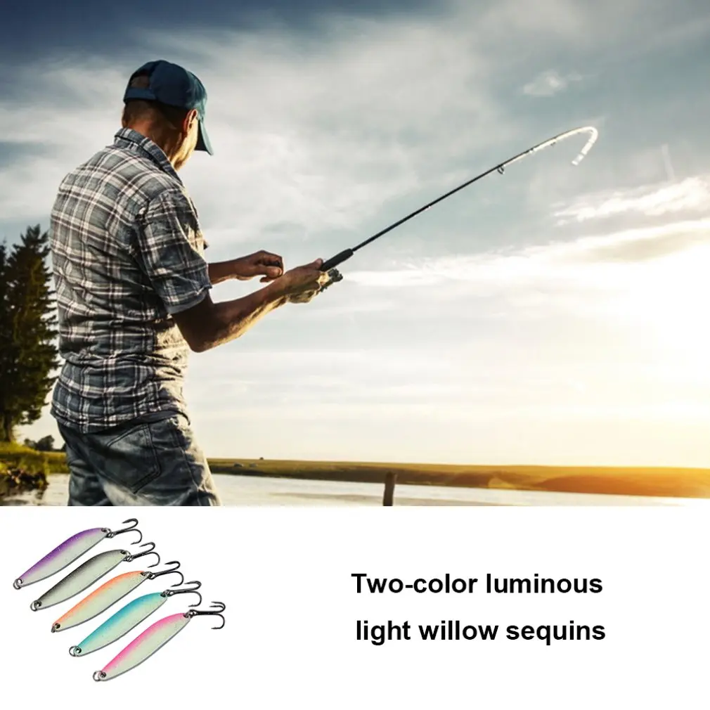 Ложка металлическая приманка для рыболовного крючка Прочная нержавеющая сталь