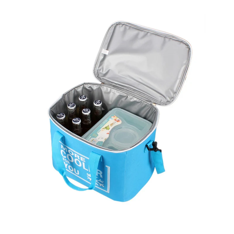 

20L Outdoor Picnic Bag Cooler Bags Oxford Cloth Waterproof Insulation Lunch Cold Box DNJ998