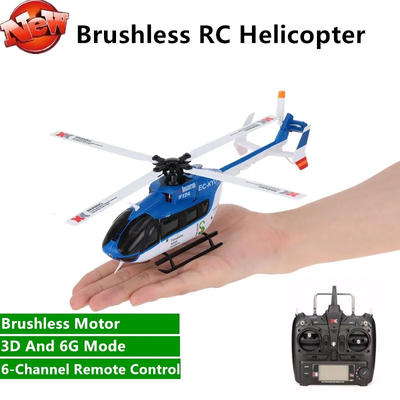 Бесщеточный вертолет с дистанционным управлением 2 4G 6CH 3D6G система FUTABA S FHSS пульт