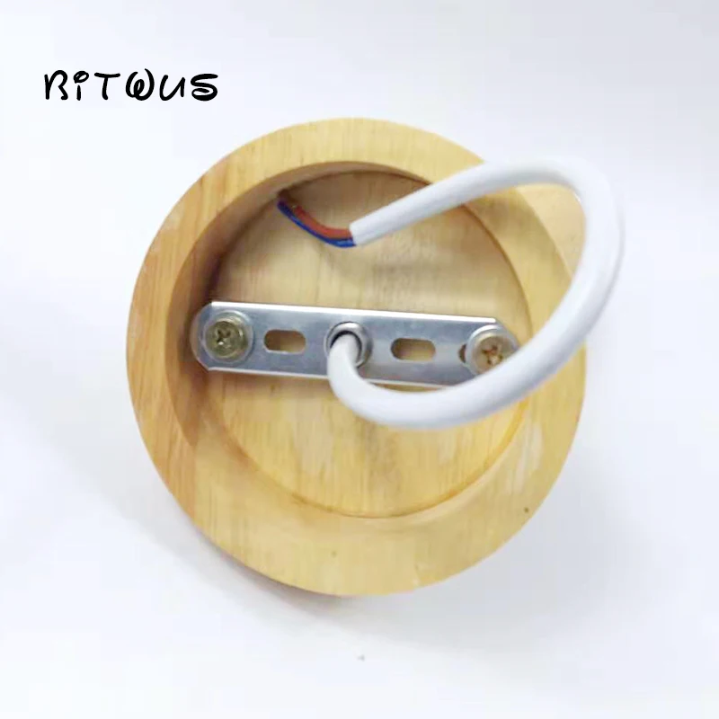 Регулируемый деревянный подвесной светильник держатель для потолка сделай сам 10