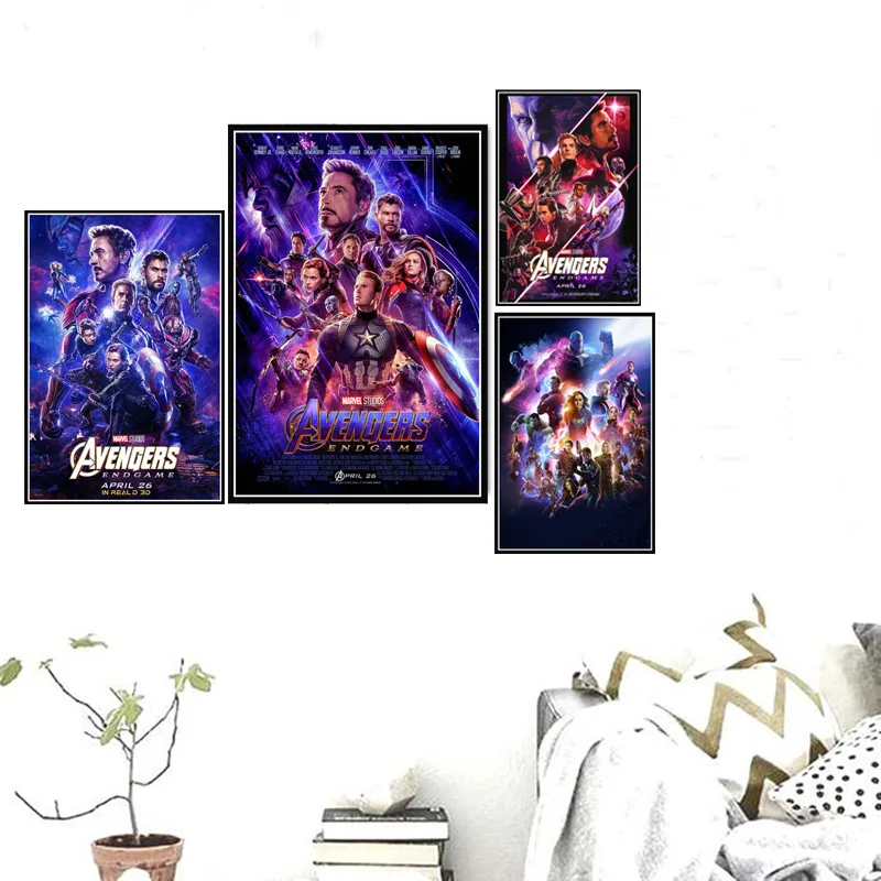 Танос Марвел фильм Персонаж Железный человек росписи Мстители 4 декоративный