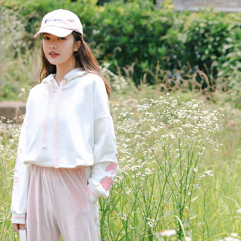 Женский винтажный милый свитшот с розой свободный свитер женский корейский