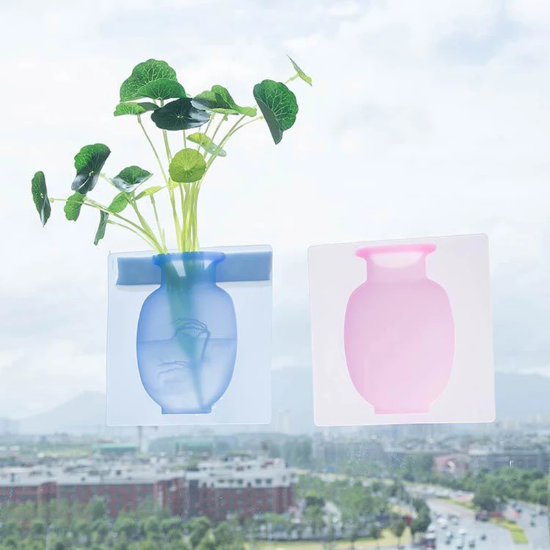 Настенная силиконовая наклейка в виде вазы бесшовная паста волшебное стекло