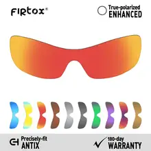 Firtox настоящие поляризованные Сменные рассеиватели UV400 для солнцезащитных очков-солнцезащитных очков типа «антикс»(Только Совместимые линзы)-несколько цветов