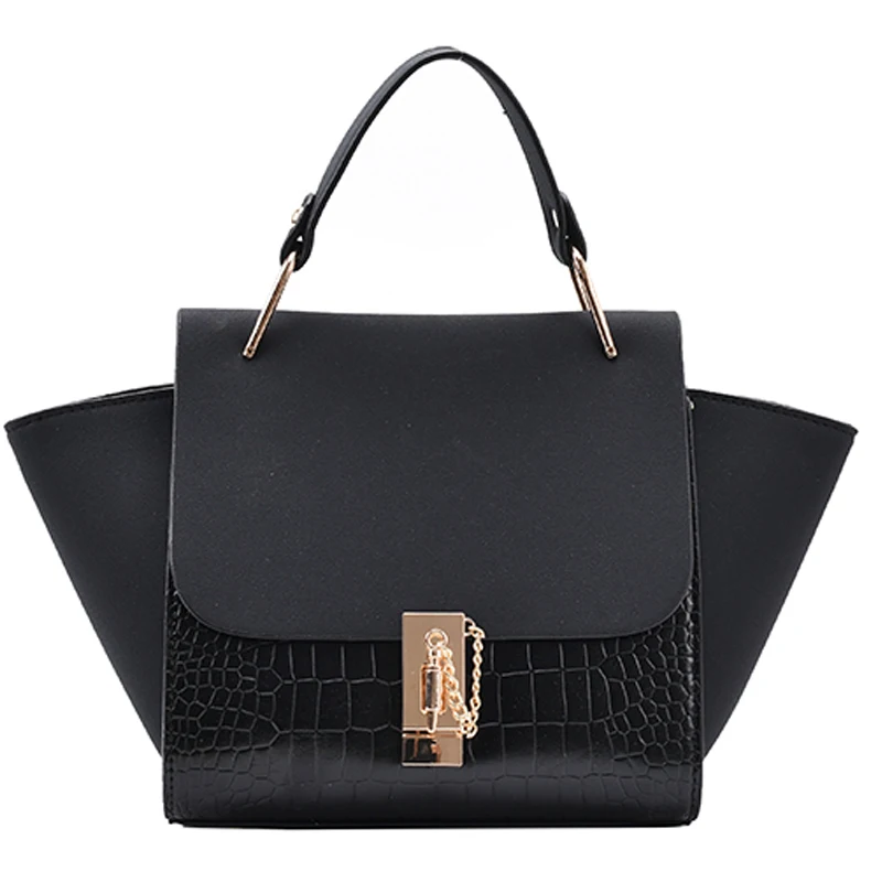 

Vintage Wing Shape Tote Bag 2021 Fashion New High Quality Matte PU Leather Women's Designer Handbag Chain Shoulder Messenger Bag