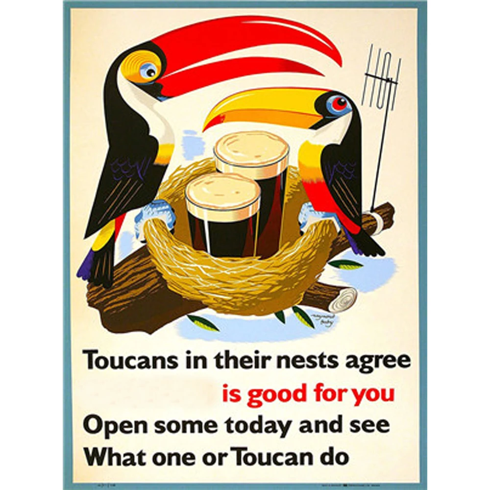 

Parrot & Cocktail Vintage Tin Sign Bar Pub Home Wall Decor Retro Metal Art Beer Coffee Poster Plate