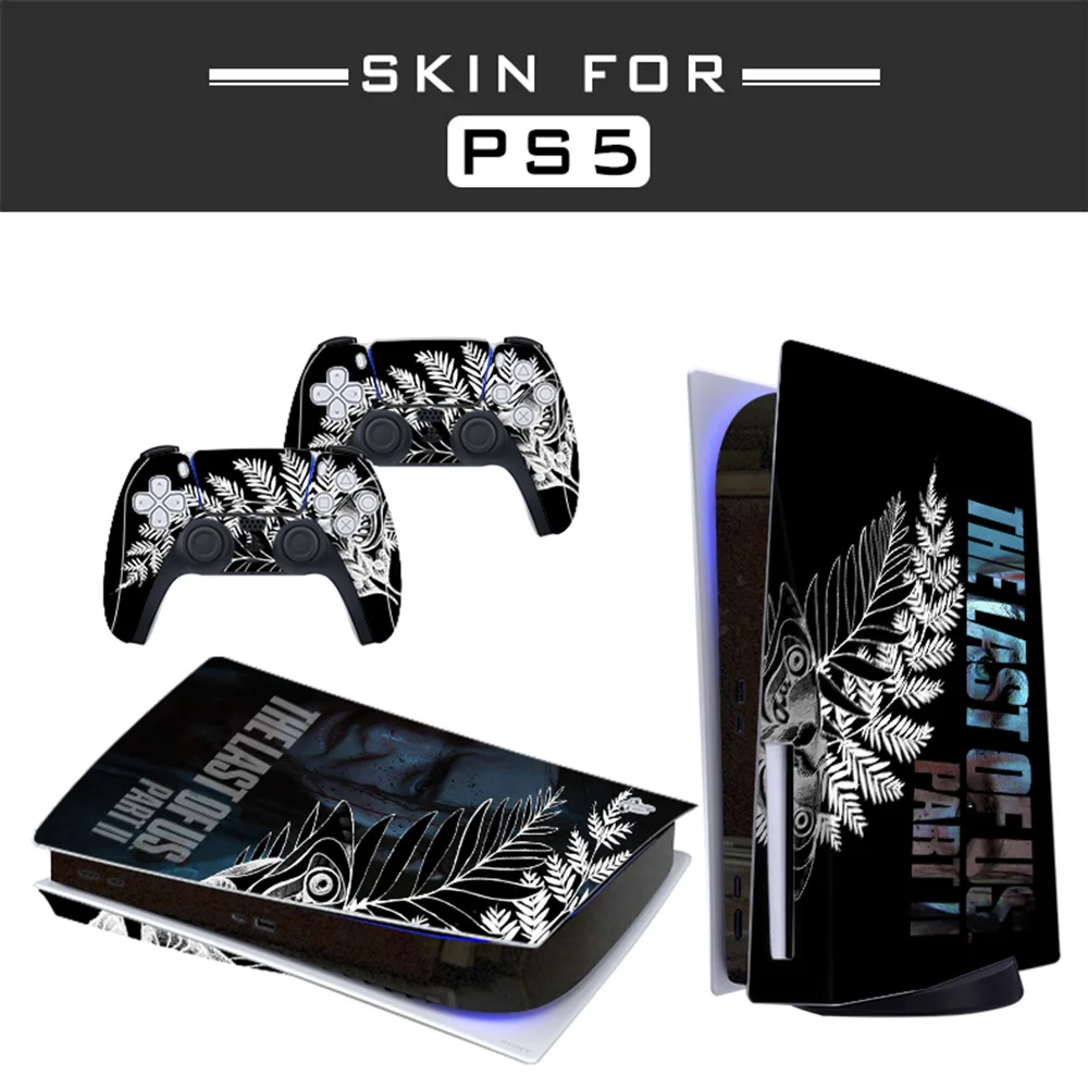 

Стильная наклейка для консоли Playstation 5 и 2 контроллера